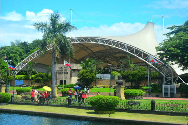 manila ph rizal park open air auditorium on in manila philippines