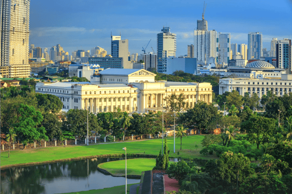 manila philippines scene of national museum of fine arts of the philippines with of