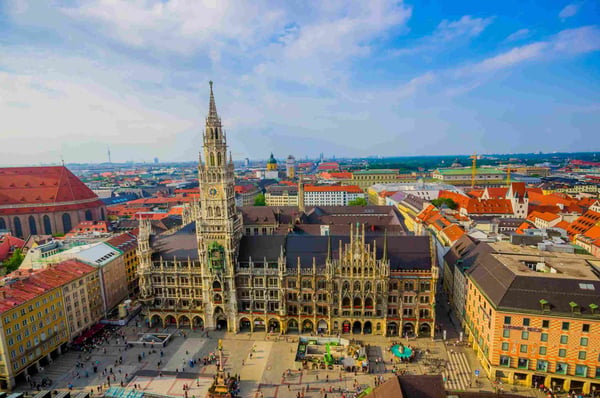 marienplatz in munich germany