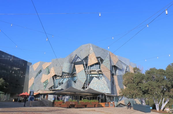 melbourne australia people visit federation square in melbourne