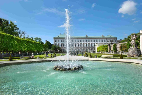 mirabell gardens and mirabell palace
