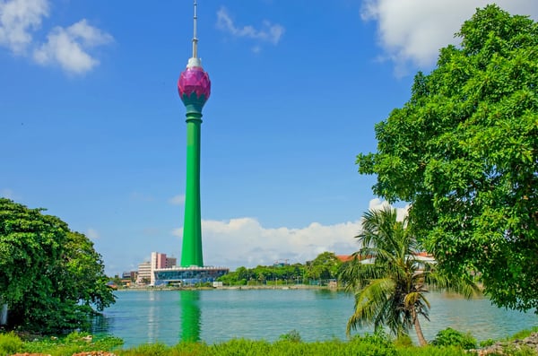 modern building of colombo lotus tower