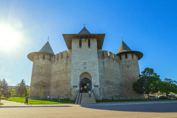 moldovan fortress of the xv century in the city of soroka in a beautifull sunny summer day located