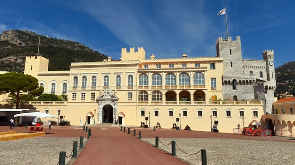 monaco palace of the prince of monaco in monaco ville le palais des princes de monaco