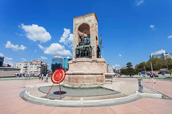 monument at taksim square