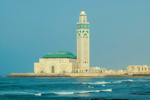 mosque hassan ii in casablanca morocco
