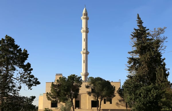 mosques architecture in amman jordan middle east