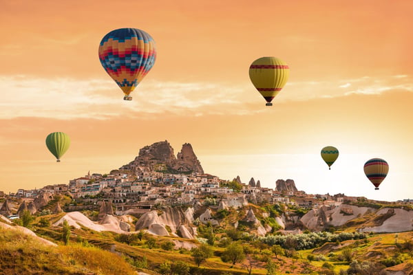 mountains in goreme national park