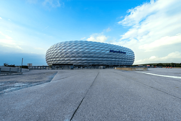 munich germany allianz arena fussball arena munchen schlauchboot the home 