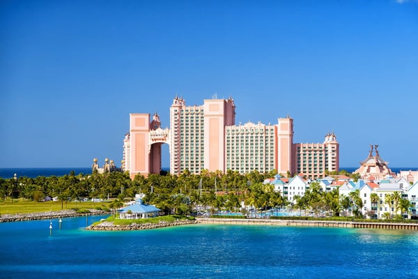 nassau bahamas the atlantis paradise island resort located in the bahamas