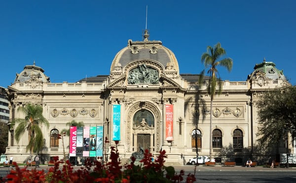 national art museum in city downtown santiago chile