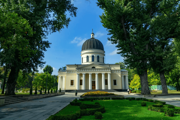 nativity main central cathedral chisinau city
