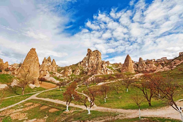 natural stone fortress in uchisar