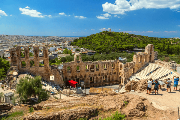 odeon of herodes atticus in athens greece