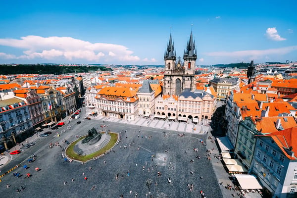 old town square during day time prague czech republic