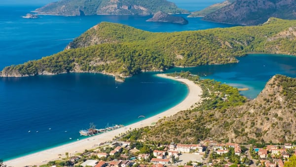 oludeniz lagoon beach landscape fethiye turkey