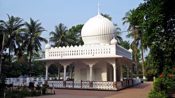onion domed shrine of poet and musician lalon shah kushtia bangladesh 