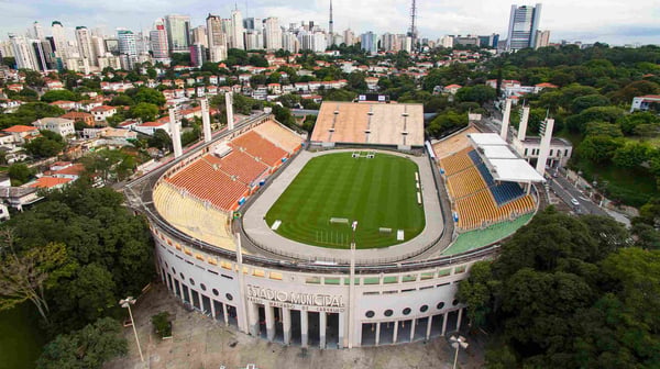 pacaembu stadium sao paulo brazil 