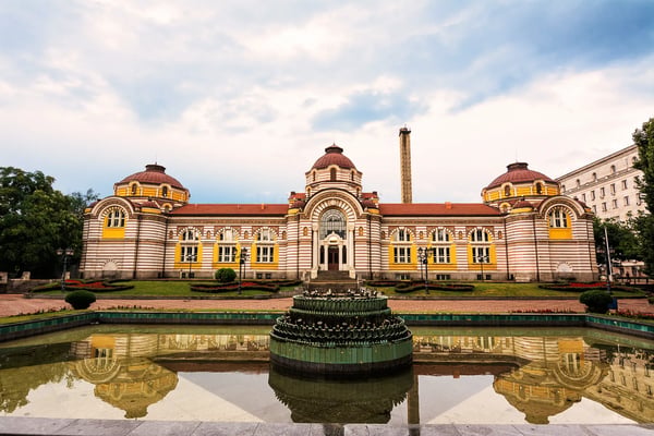 palace of the regional history museum in sofia bulgaria
