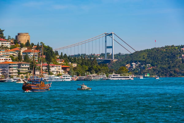 panorama of the golden horn bay istanbul 