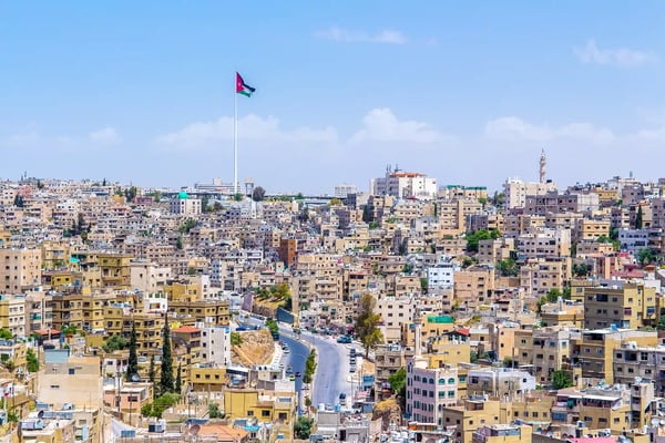 panoramic cityscape of amman jordan