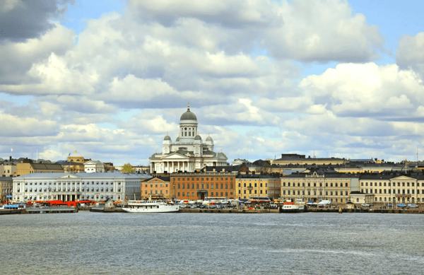 panoramic view of helsinki finland 