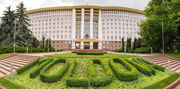 parliament building of moldova in chisinau republic of moldova