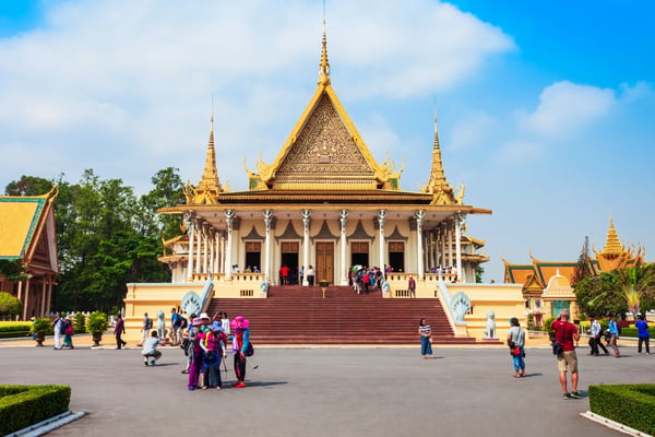 phnom penh cambodia the royal palace is the royal residence of the king of cambodia