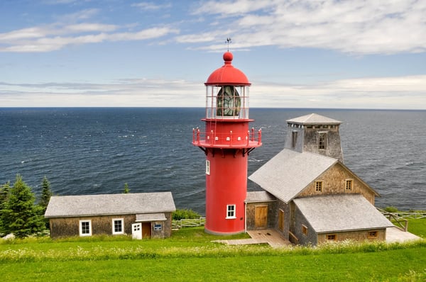 pointe a la renommee lighthouse quebec canada