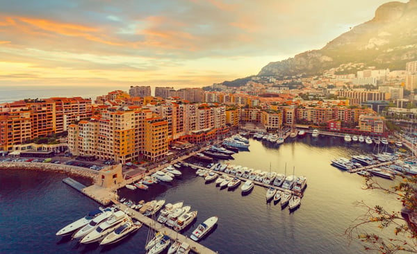 port de fontvieille in monaco