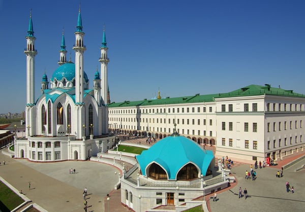 qol sharif mosque in the kazan kremlin 