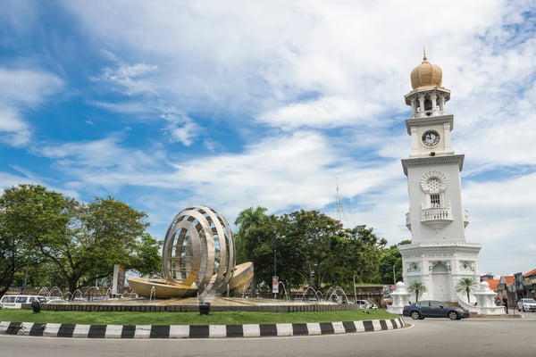 queen victoria memorial clock tower penang malaysia the tower was commissioned