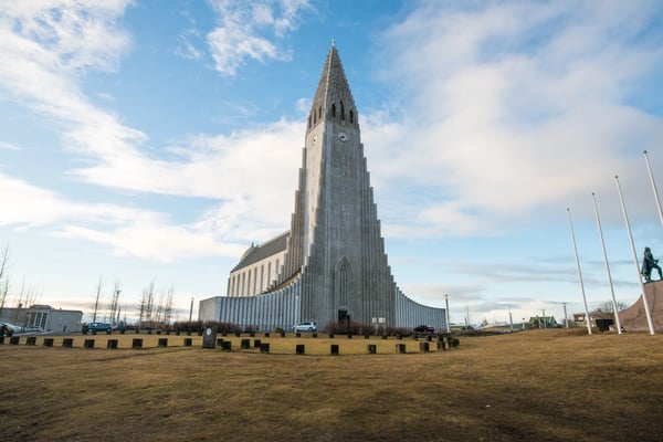 reykjavik iceland hallgrimskirkja the largest and tallest church in reykjavik