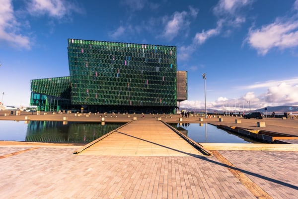 reykjavik the harpa opera house in iceland