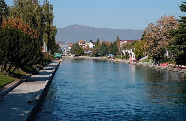river drim struga macedonia
