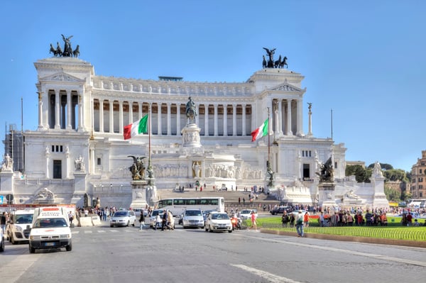 rome italy vittorio emanuele ii monument in honor of the first king of united italy