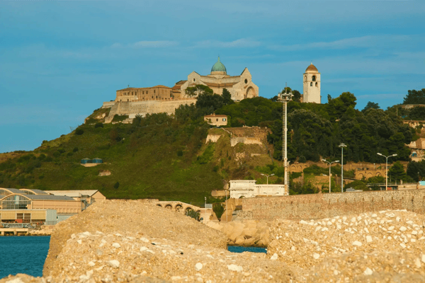 saint kiriak cathedral in the ancona city