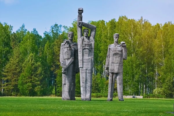 salaspils latvia monument