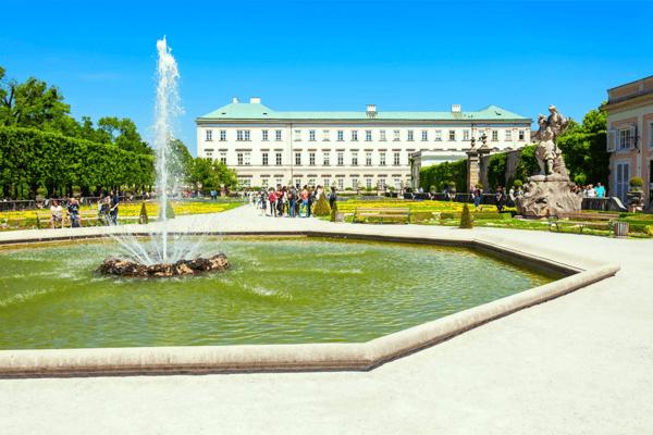 salzburg austria mirabell palace or schloss mirabell is a historical building