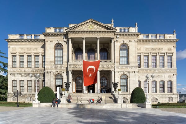 selamlik building at dolmabahce palace istanbul turkish