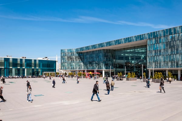 shopping center in central district of bursa