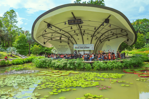 singapore singapore circa the singapore botanic gardens singapore 