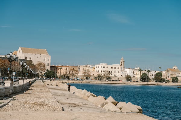 small south town bari in italy