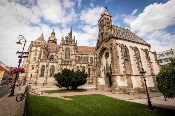 st elisabeth cathedral in the old town part of kosice