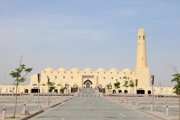 state mosque in doha qatar arabia 