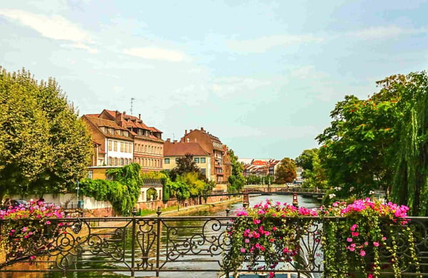 strasbourg in the alsace region of france 