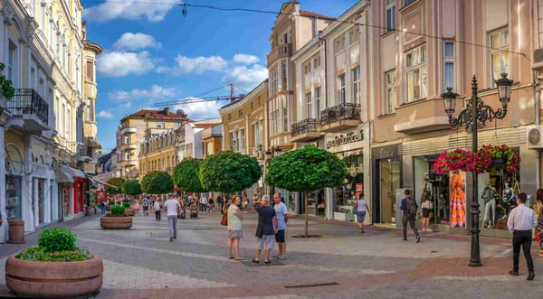 street in plovdiv