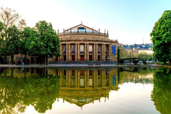 stuttgart opera in the new palace park