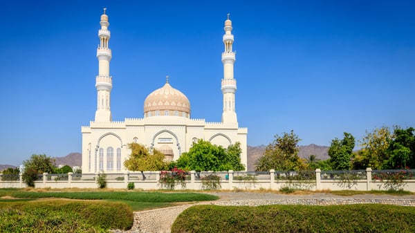 sultan qaboos mosque in rustaq oman