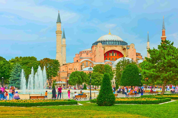 sultanahmet square near the hagia sophia museum